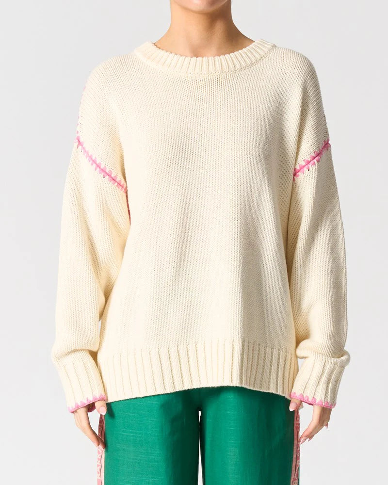 50% OFF - Walnut Melbourne - Pasadena Jumper | Cream