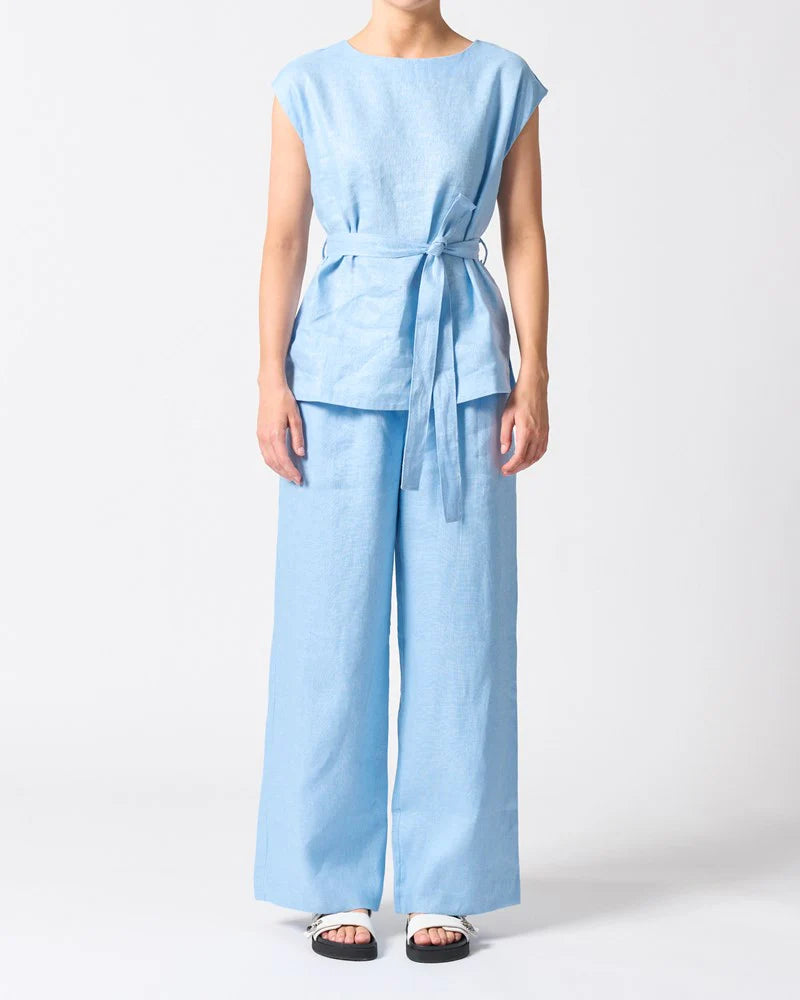 Walnut Melbourne - Rhodes Top - Sky Blue