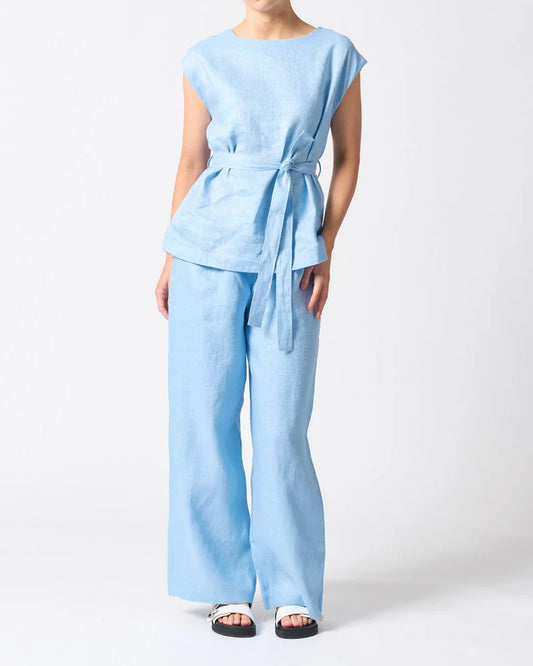 Walnut Melbourne - Malta Pant - Sky Blue