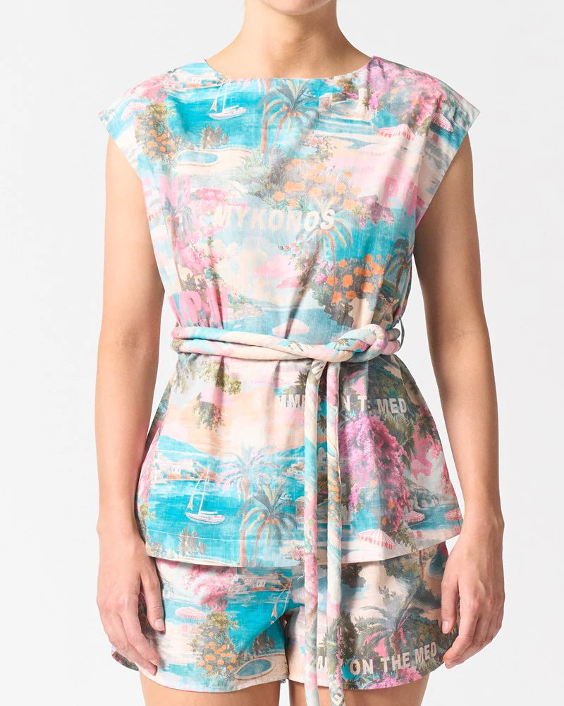 60% OFF - Walnut Melbourne - Rhodes Top - Summer On The Med