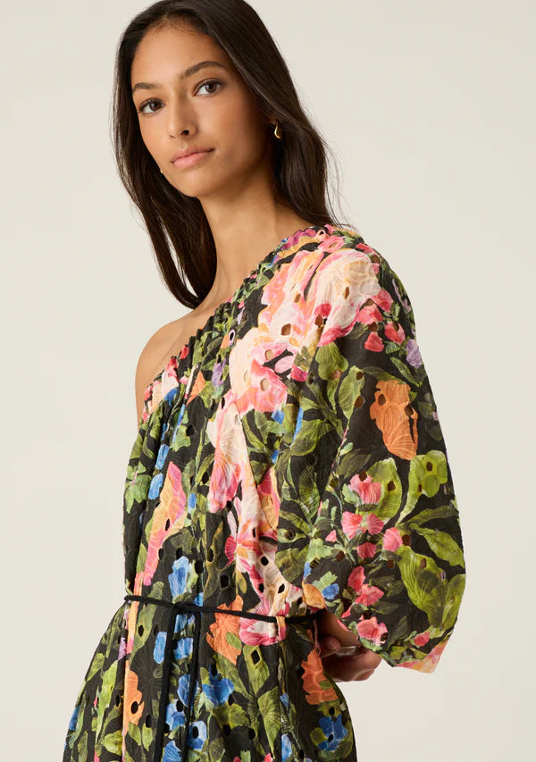 Mos the Label - Harper One Shoulder Dress -  Harper Print