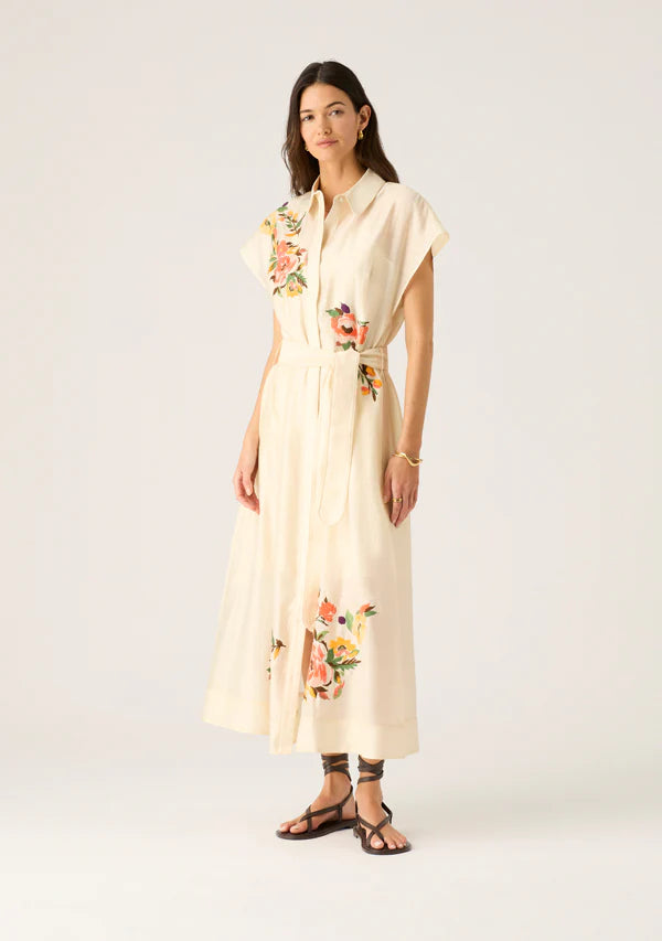 Mos - Soleil Shirt Dress - Ivory