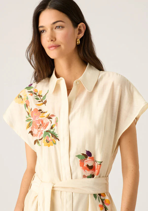 Mos - Soleil Shirt Dress - Ivory