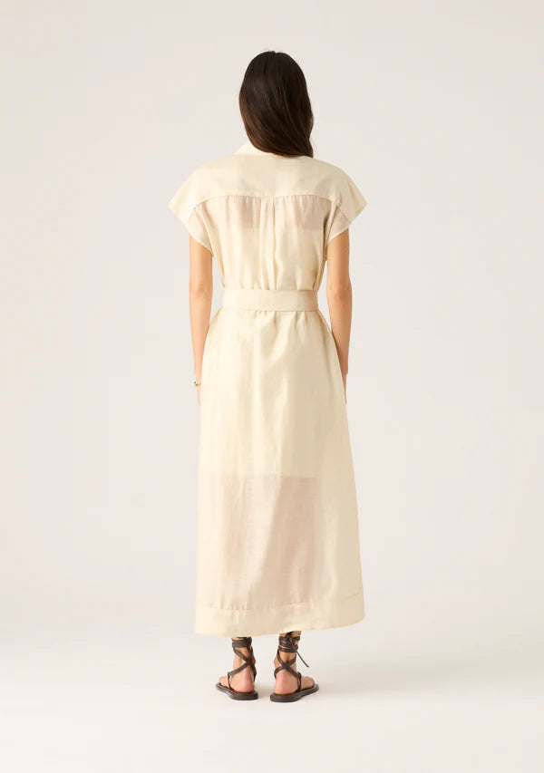 Mos - Soleil Shirt Dress - Ivory