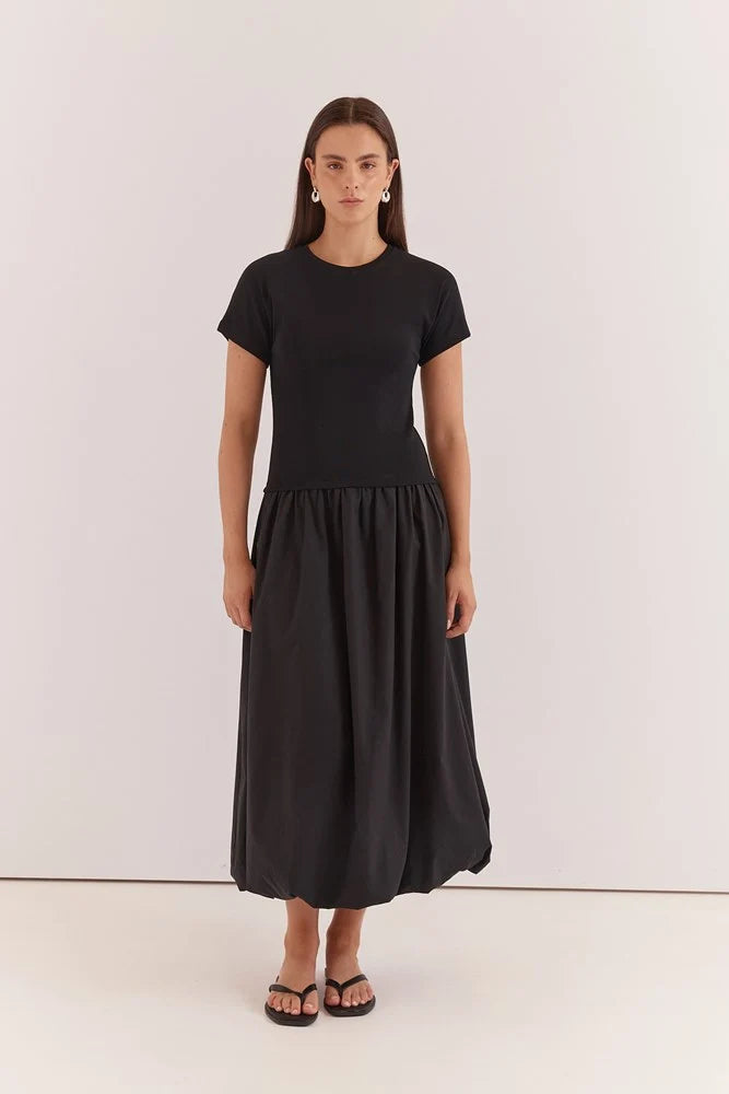 Sass - Lilani Bubble Hem Dress - Black