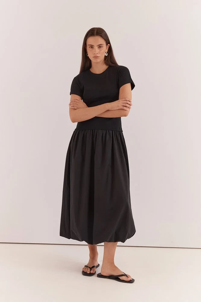 Sass - Lilani Bubble Hem Dress - Black