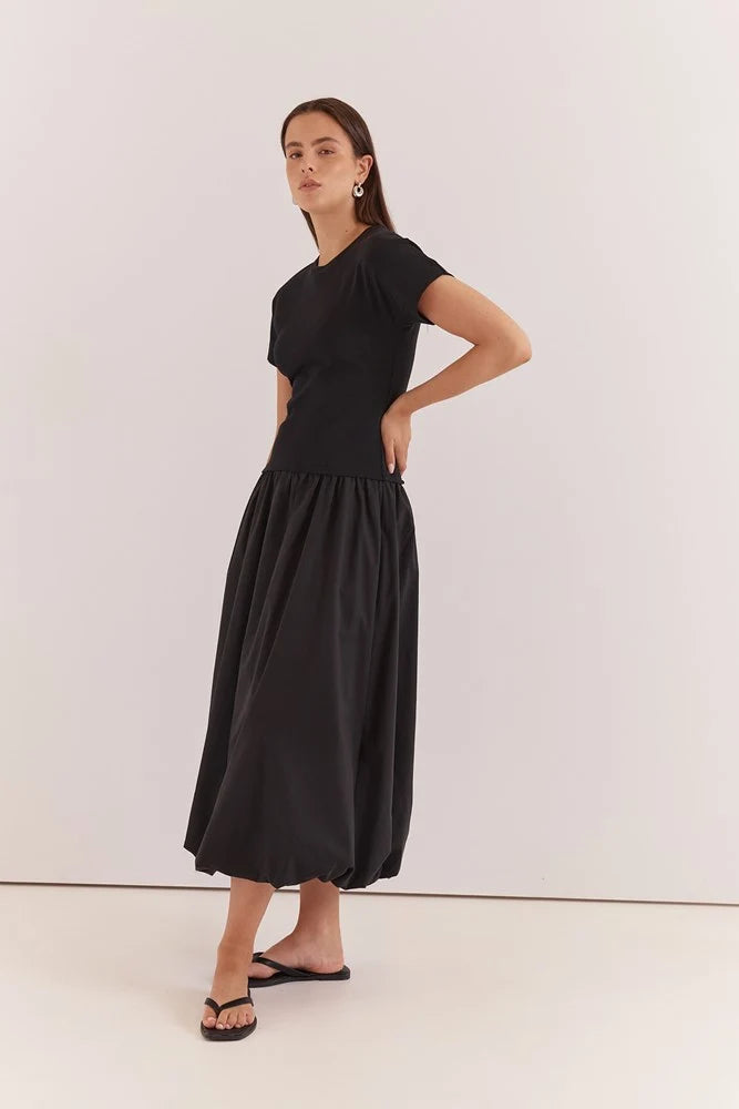Sass - Lilani Bubble Hem Dress - Black
