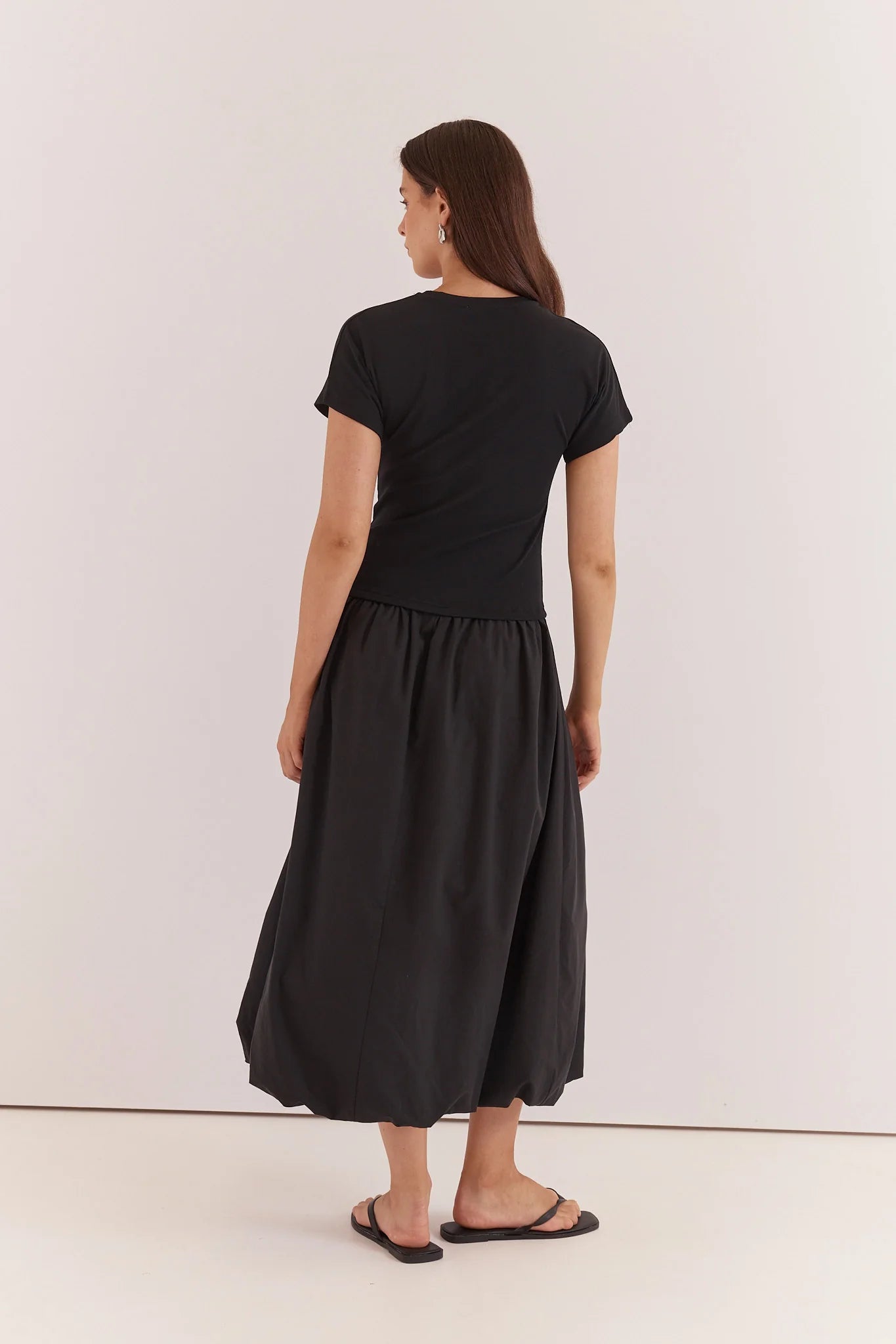 Sass - Lilani Bubble Hem Dress - Black