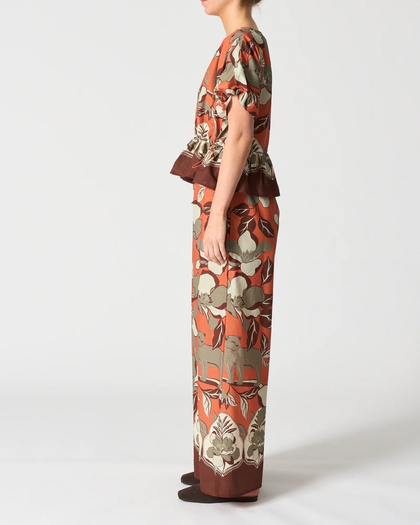 50% OFF - Walnut - Santiago Top | Jaguar Jungle Orange