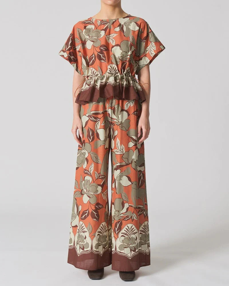 50% OFF - Walnut - Santiago Top | Jaguar Jungle Orange
