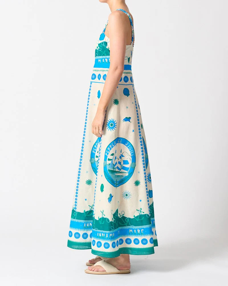 50% OFF - Walnut Melbourne - Sardinia Dress - Andiamo
