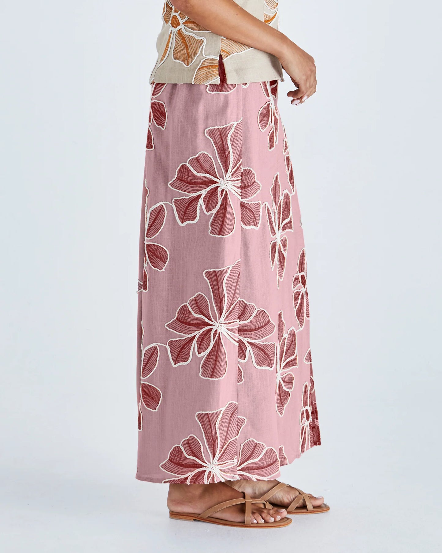 Sass -Finley Skirt - Pink/Red