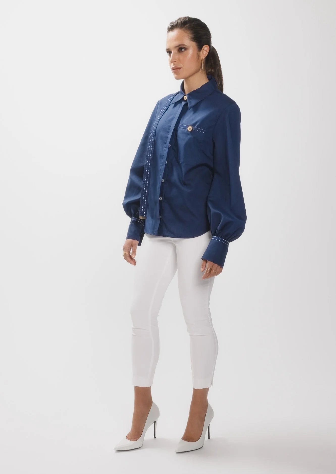Realm Origin - Nautica Blouse - Navy