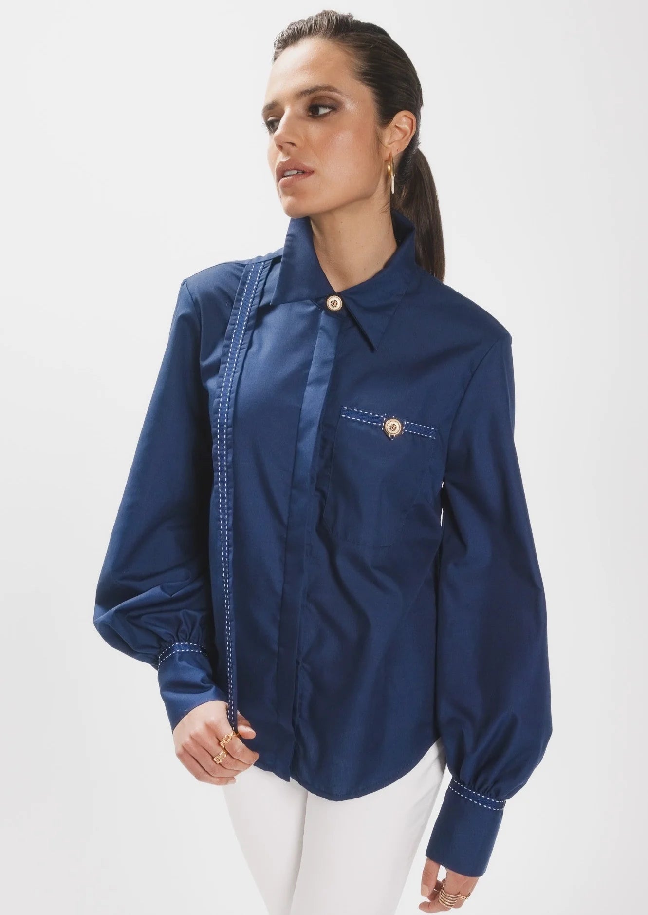 Realm Origin - Nautica Blouse - Navy