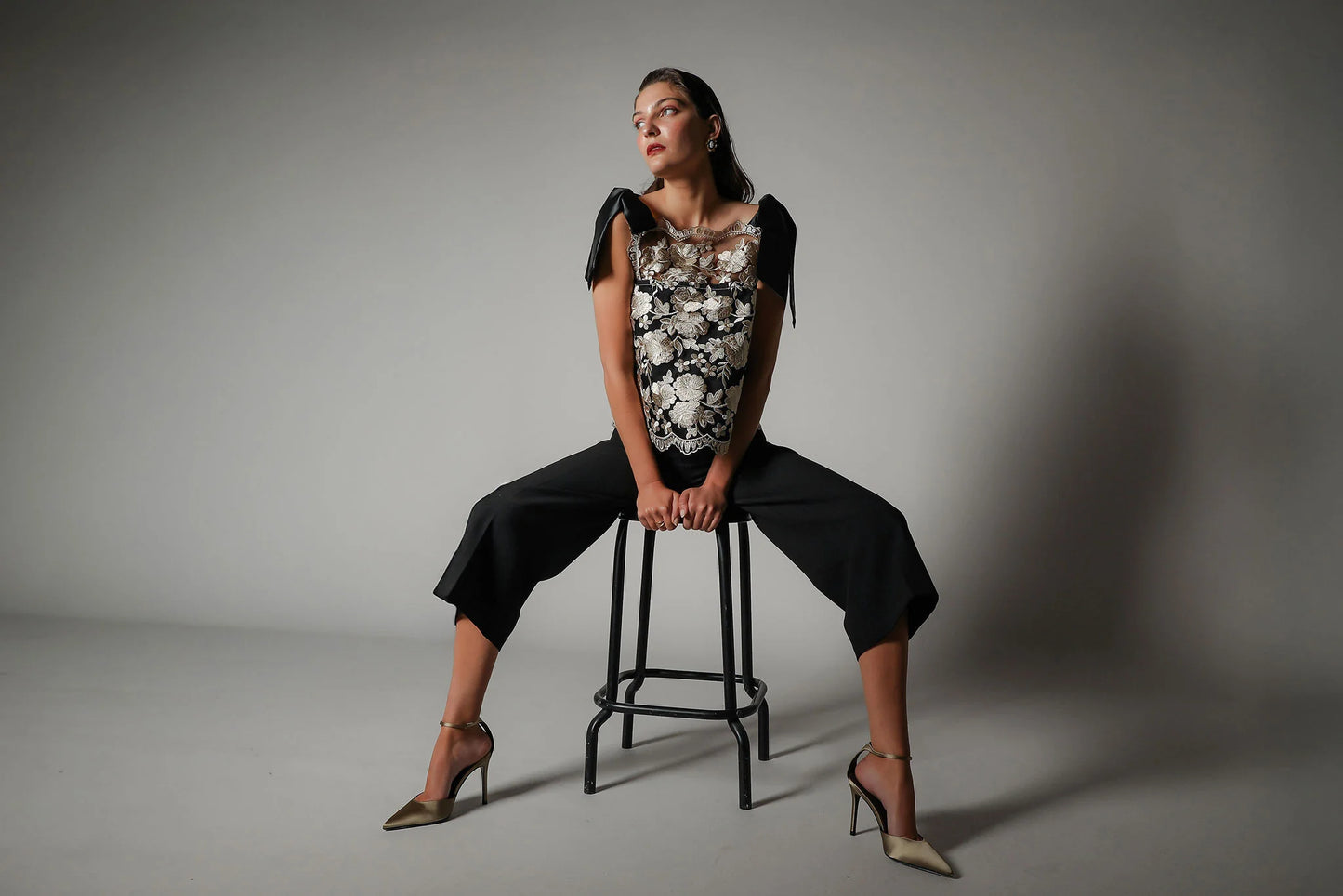 Realm Origin - Saint Ray Lace Top - Gold