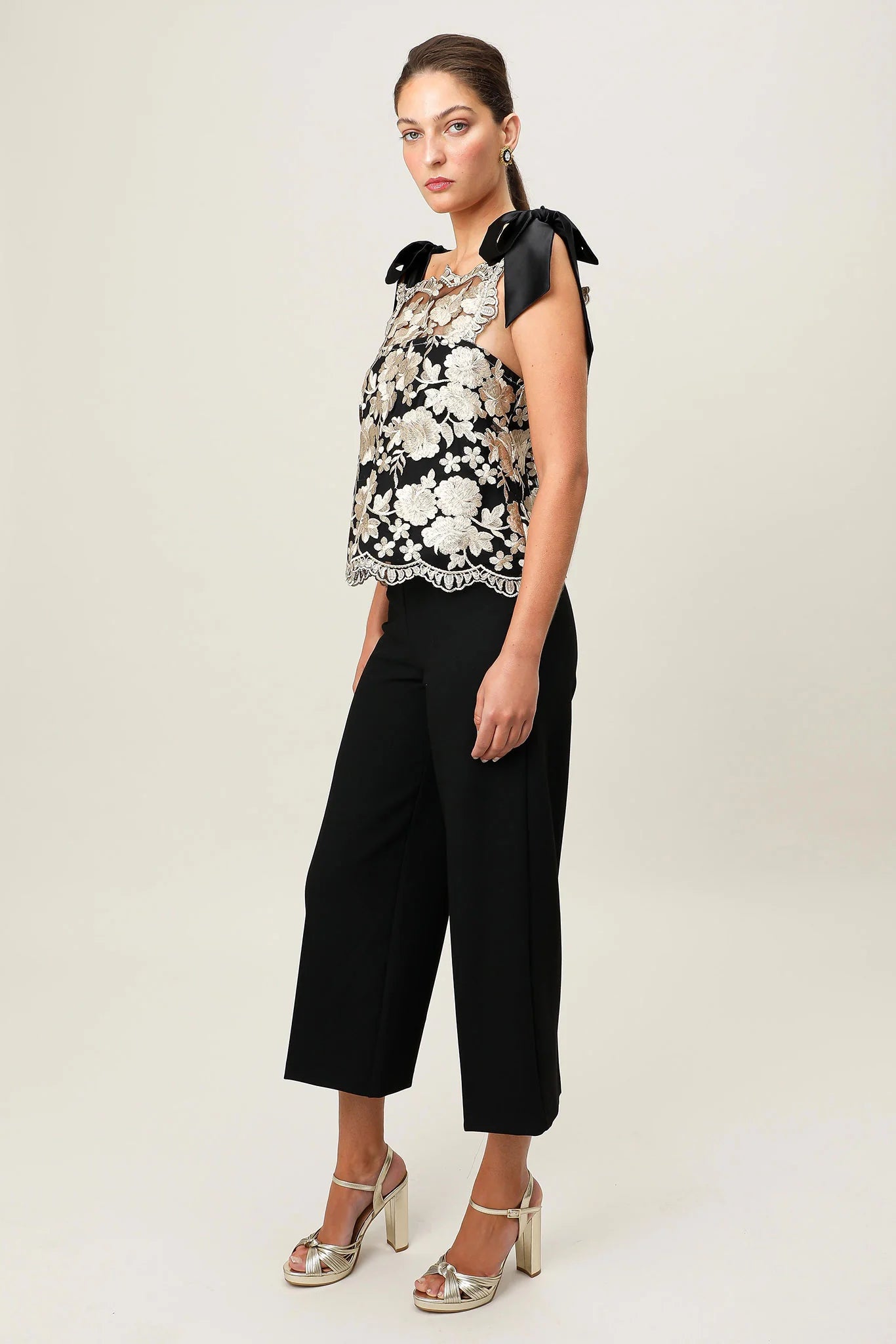 Realm Origin - Saint Ray Lace Top - Gold