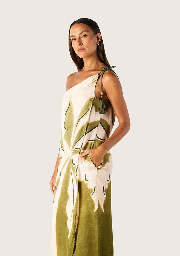Mos the Label - Lorena One Shoulder Dress - Lorena Print