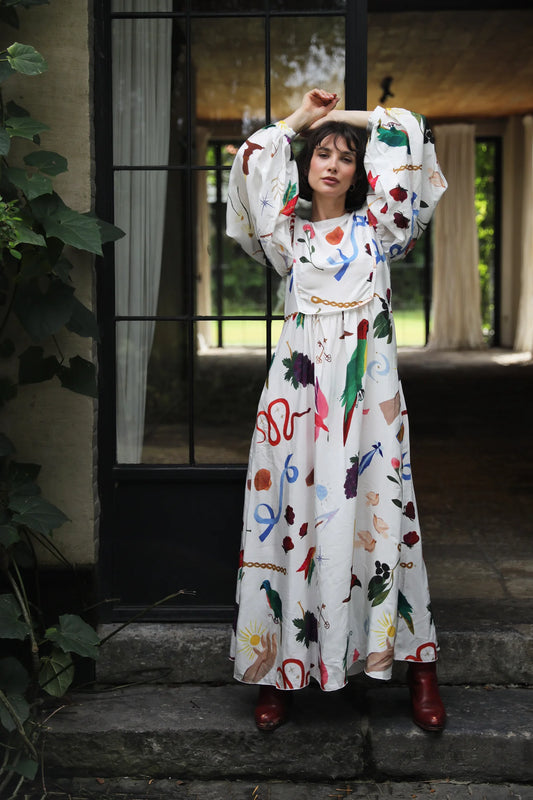 Frank & Dolly - Boheme Gown - White