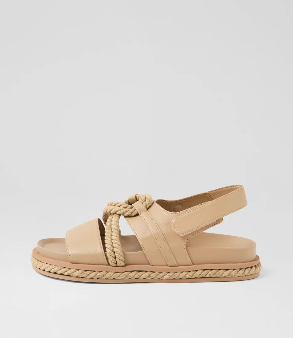 Walnut Melbourne - Luna Sandal - Oat