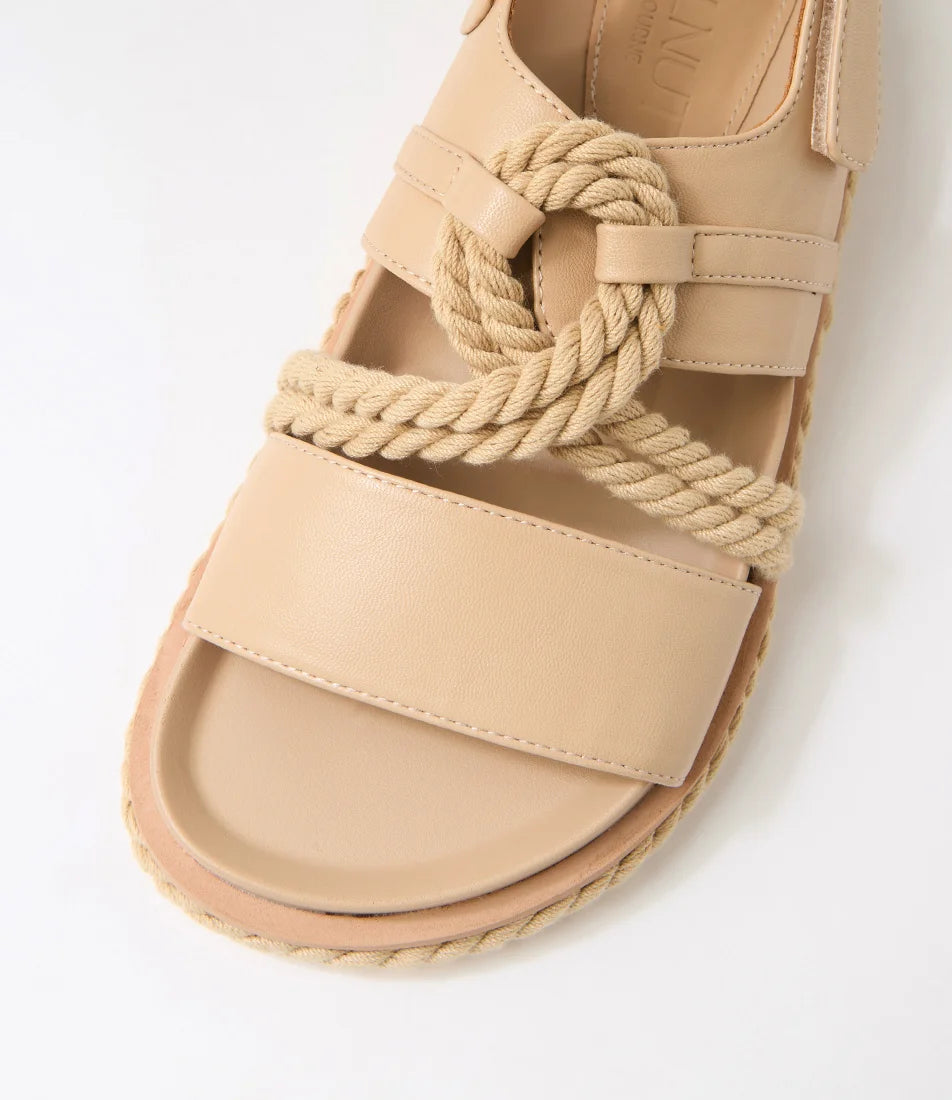 Walnut Melbourne - Luna Sandal - Oat