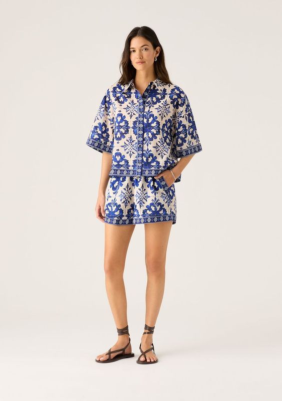 Mos - Mirella Shirt - Mirella Print