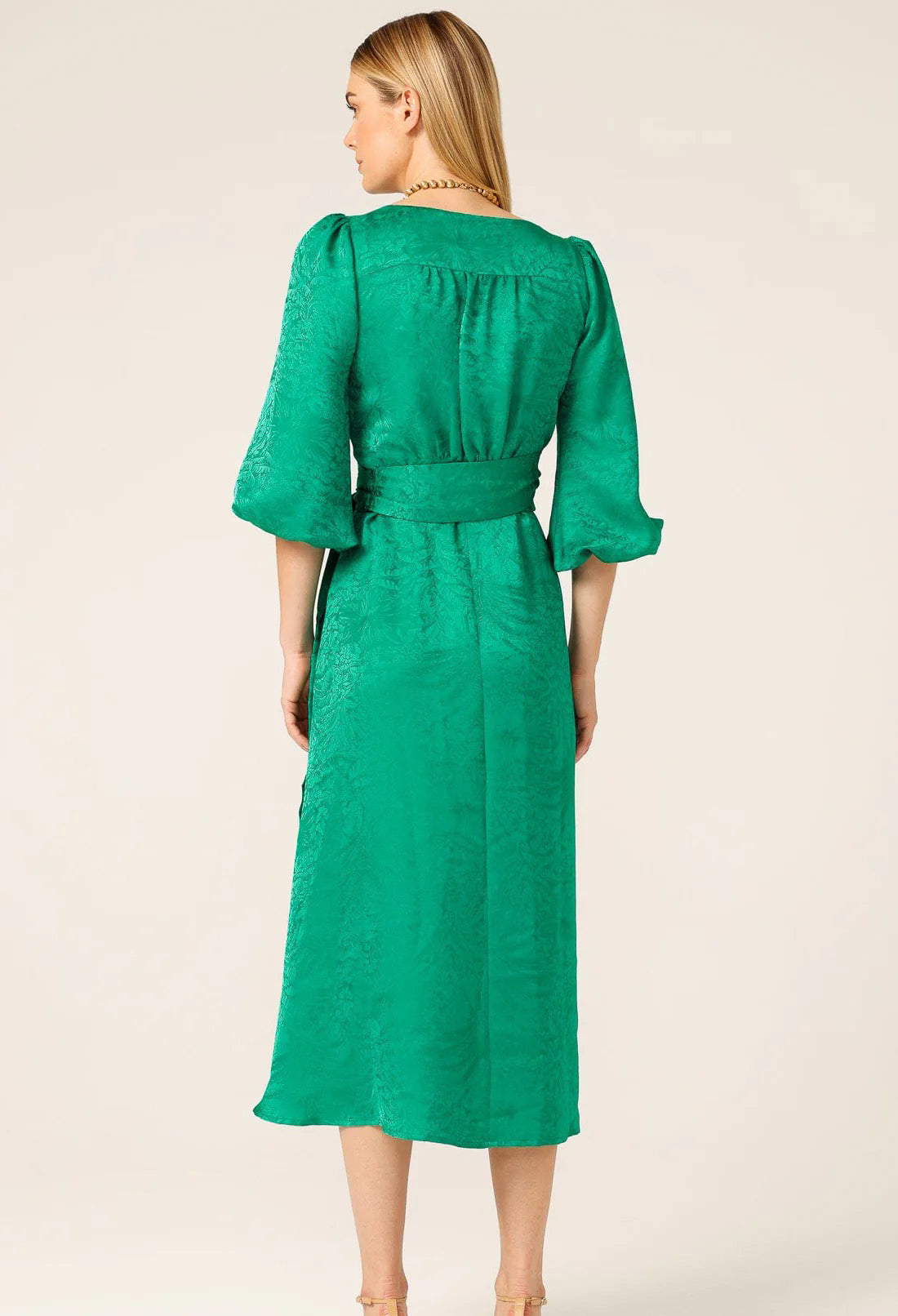 Sacha Drake - Chateau Dress - Emerald Jacquard