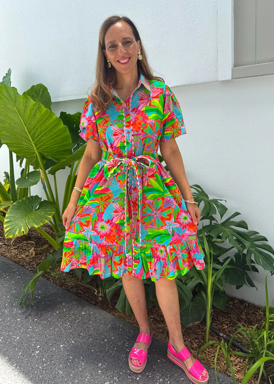 Liv & Milly - Daisy Dress - Vibrant Summer