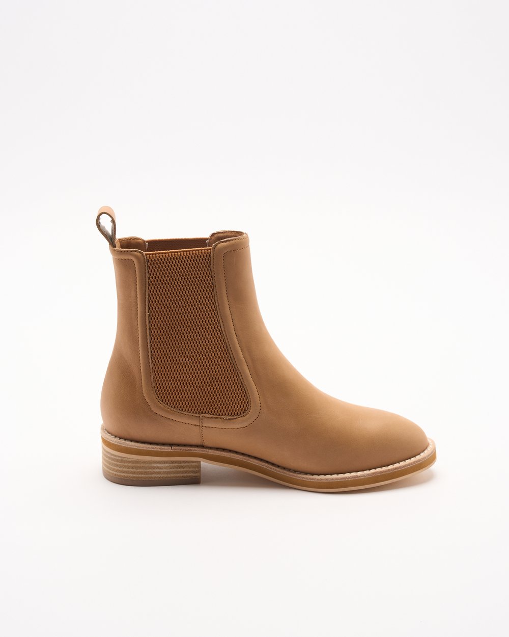 Walnut Melbourne - Cora Leather Boot - Tan
