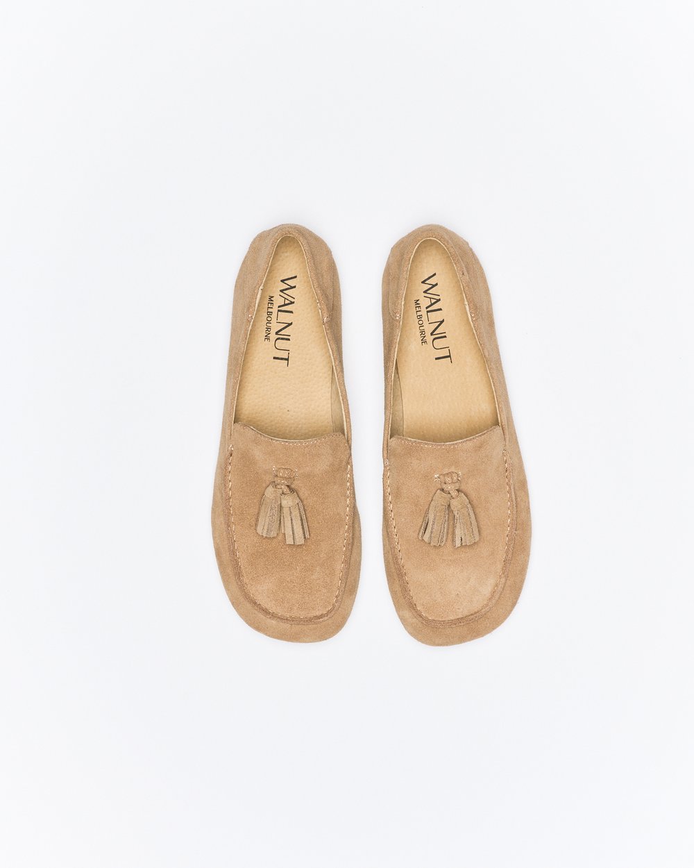 Walnut Melbourne - Dion Leather Loafer - Camel Suede