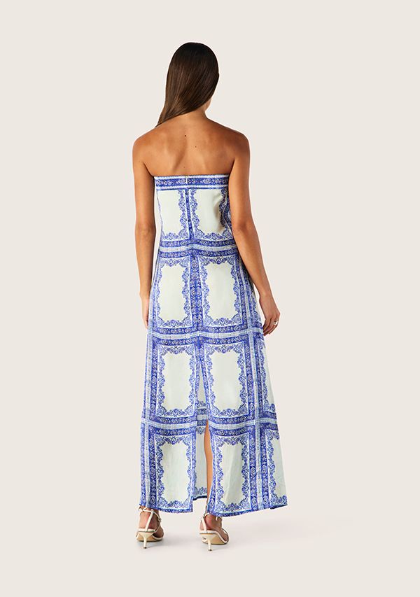 Mos the Label - Jordi Strapless Midi Dress - Jordi Print