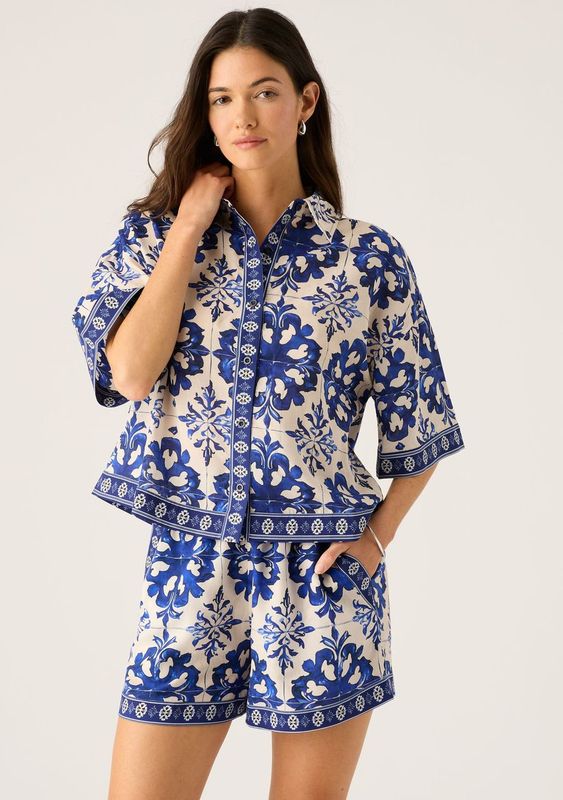 Mos - Mirella Shirt - Mirella Print