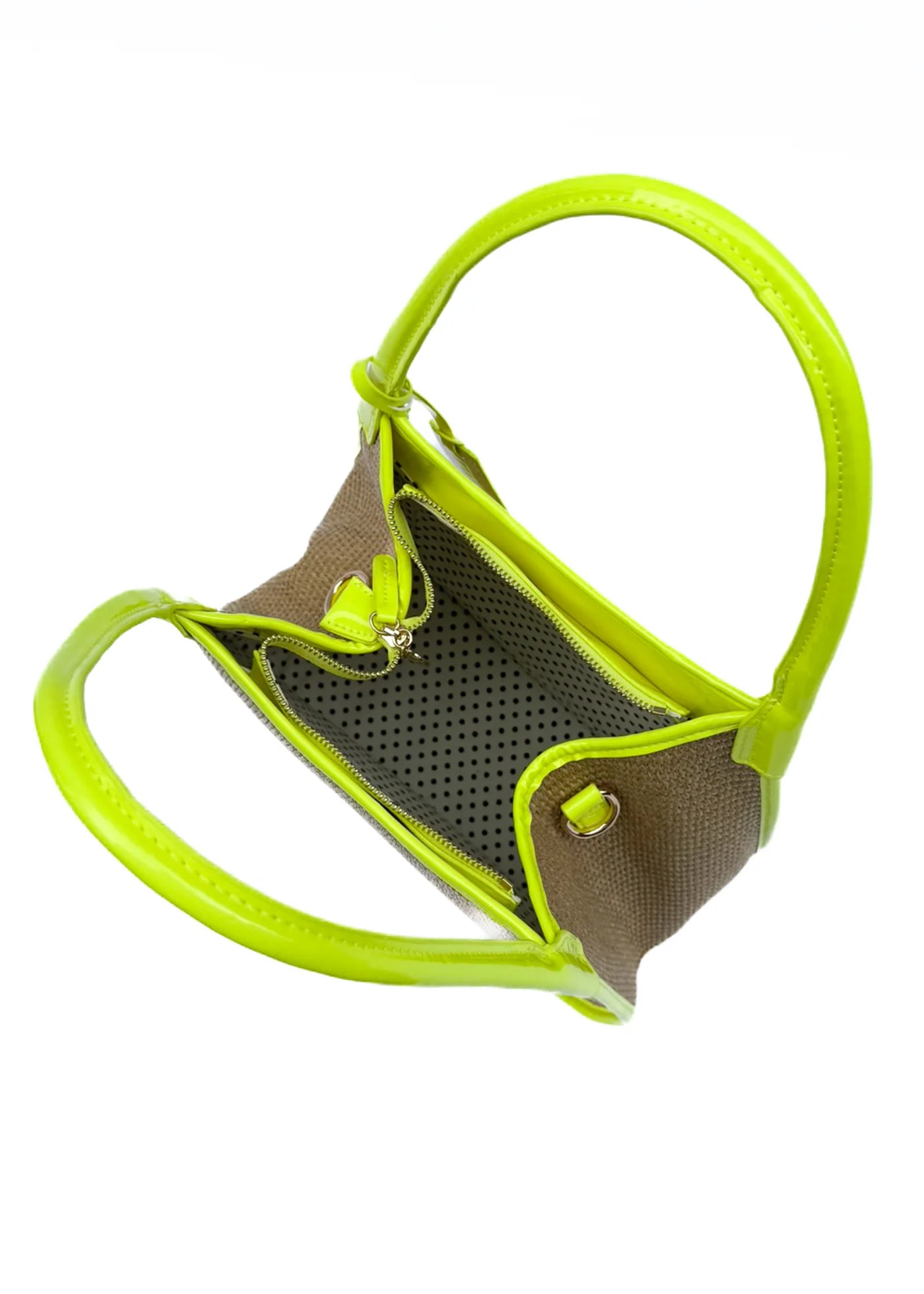 Liv & Milly - Joanna- Neon Patent Yellow