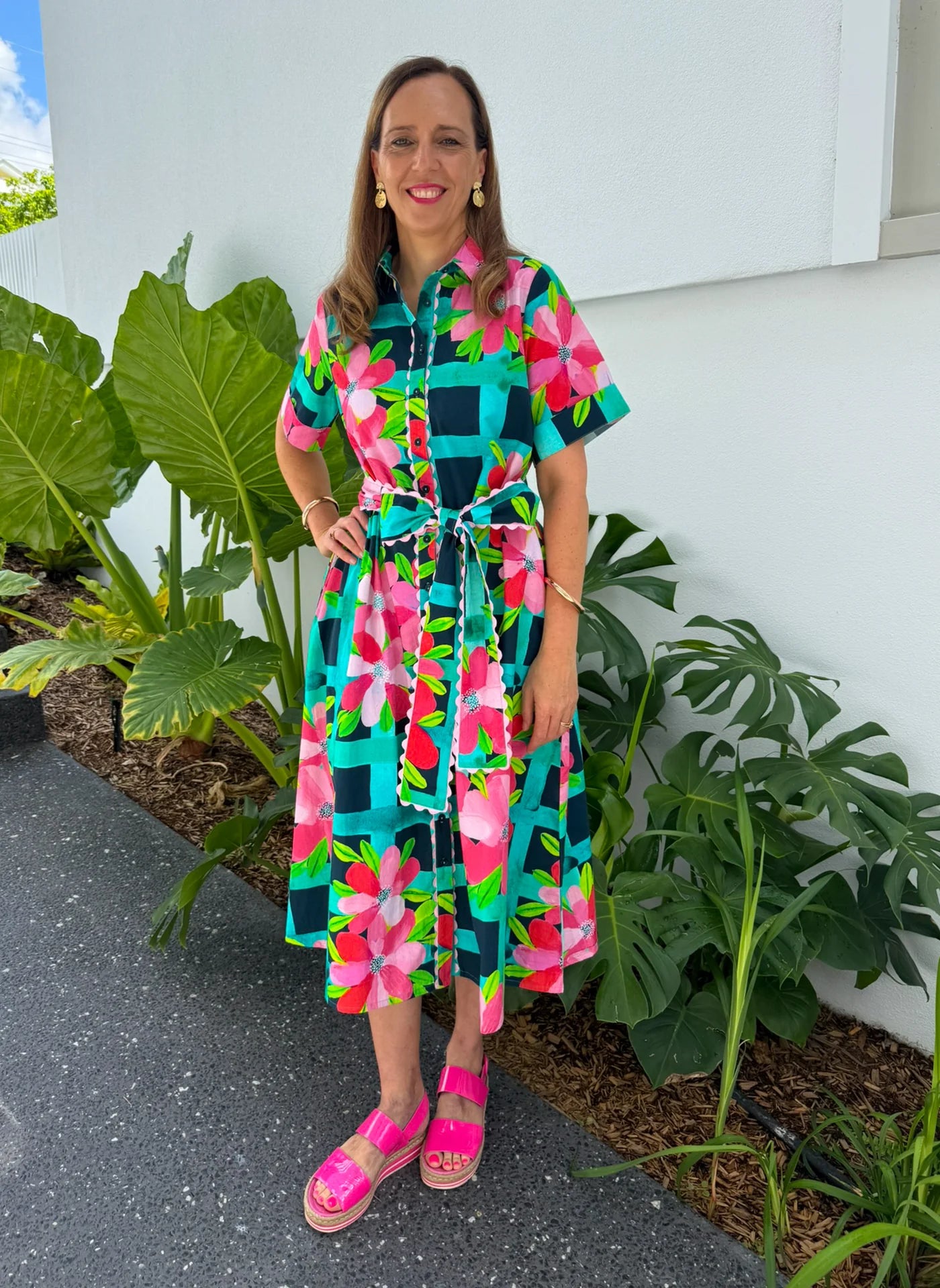 Liv & Milly - Ella Dress - Garden Trellis