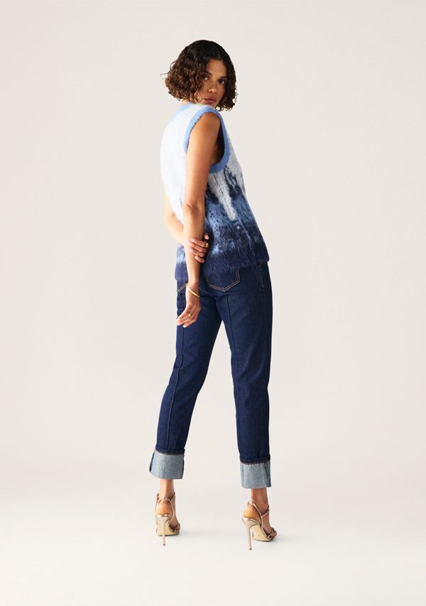 Mos the Label - Colette Knit Vest - Midnight Blue
