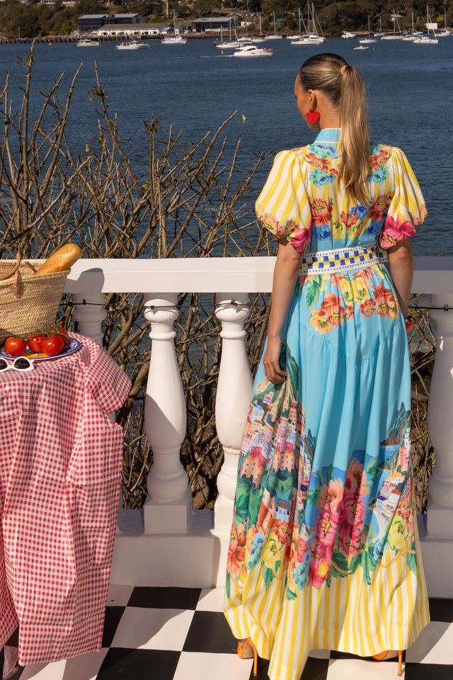 Mia Milani - Positano Maxi Dress - Lemon