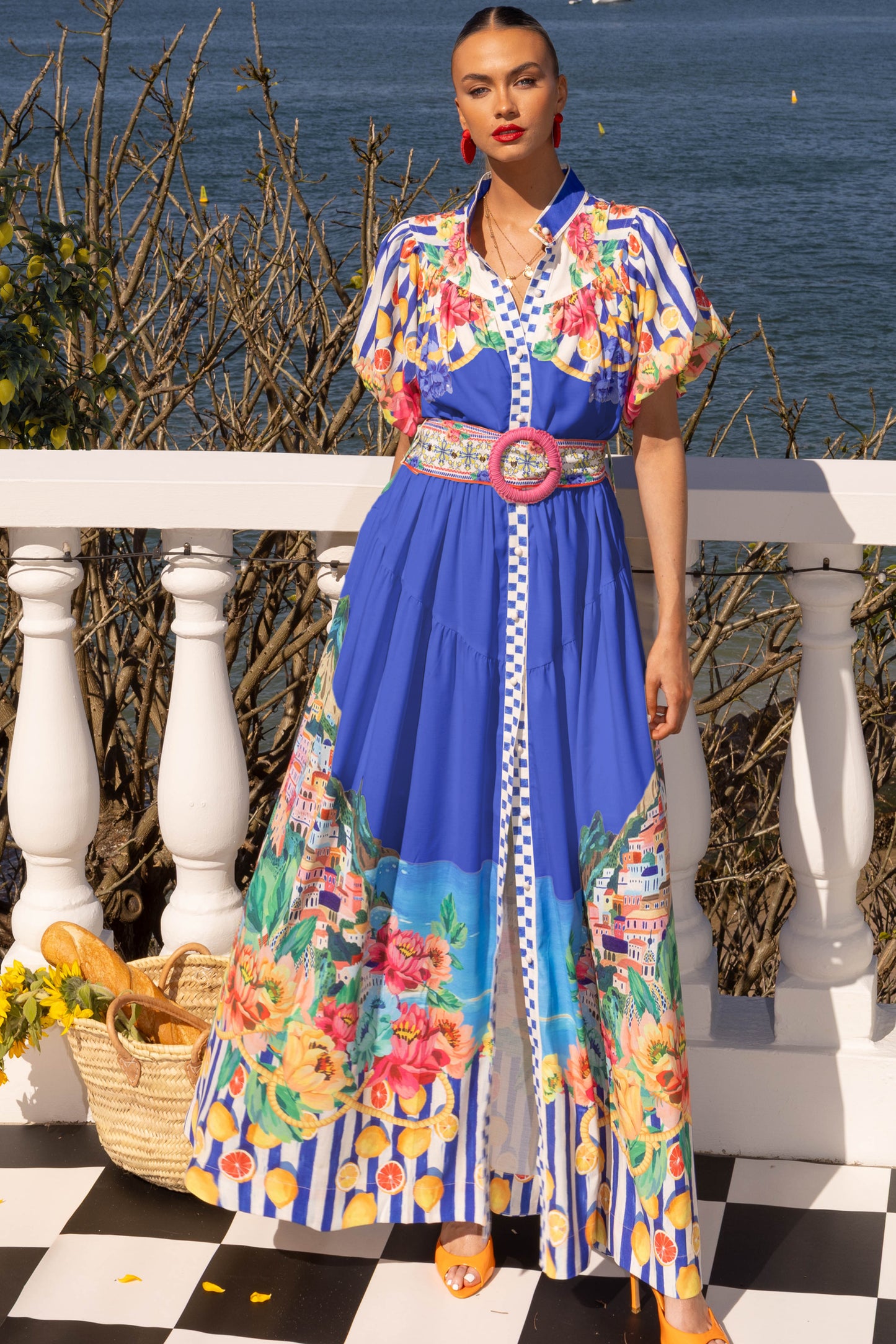 Mia Milani - Positano Maxi Dress - Blue